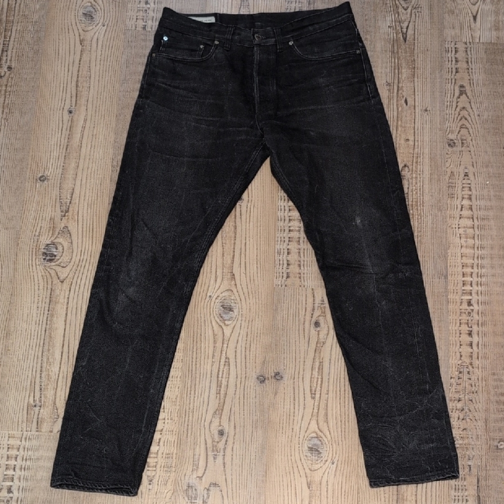 Blackhorse Lane Atelier E8 Black Candiani Selvedge Jeans Made  London 32x31.5